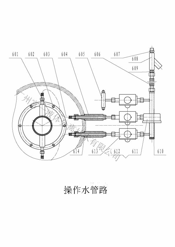 碟式分離機(jī)操作水管路-廣州富一